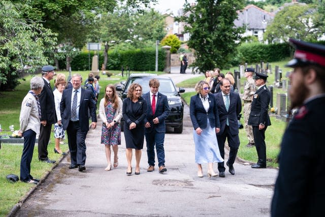 Captain Sir Tom Moore funeral