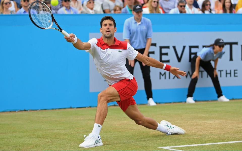 Novak Djokovic will compete in the Queen's final this afternoon - Getty Images Sport