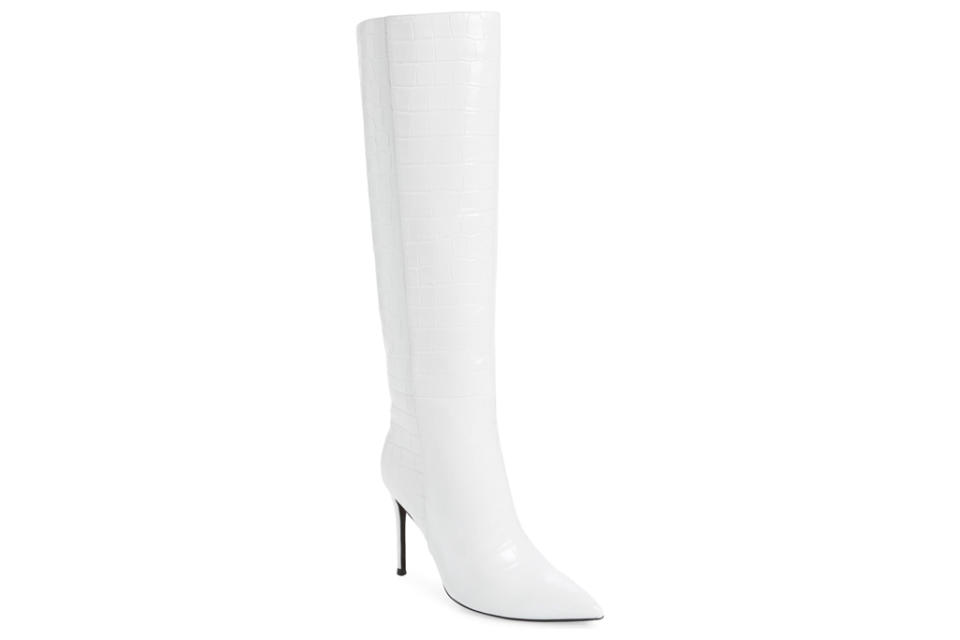 jeffrey campbell, white boots, tall