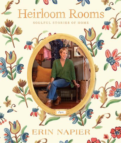 Simon & Schuster, Inc. Cover of Erin Napier's new book Heirloom Rooms.