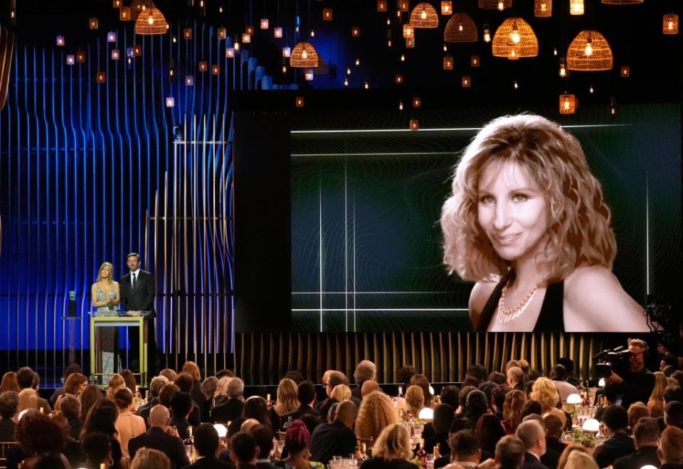 Despite being an EGOT winner, this was Streisand’s first SAG Award. Chris Pizzello/Invision/AP