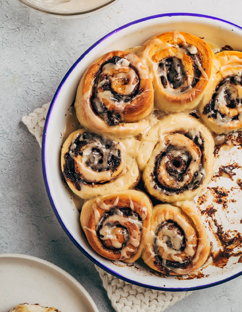 Cinnamon rolls au chocolat