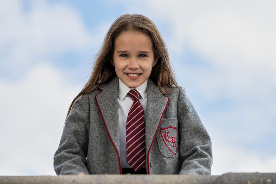 Alisha Weir takes on the title character Matilda (Netflix/PA)