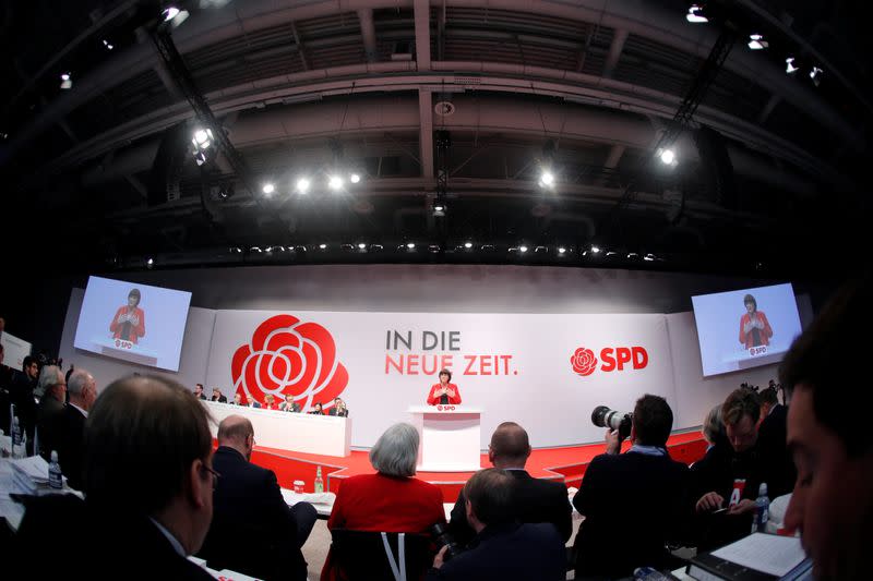 Social Democratic Party (SPD) meeting in Berlin