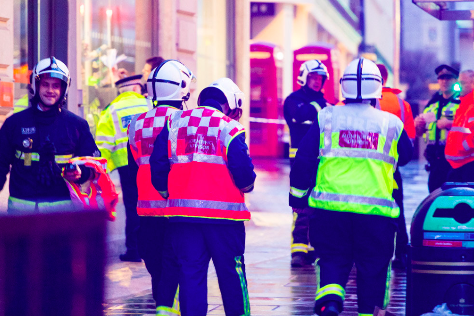 <em>A London Fire Brigade spokesman said there was no danger to the public (SWNS)</em>