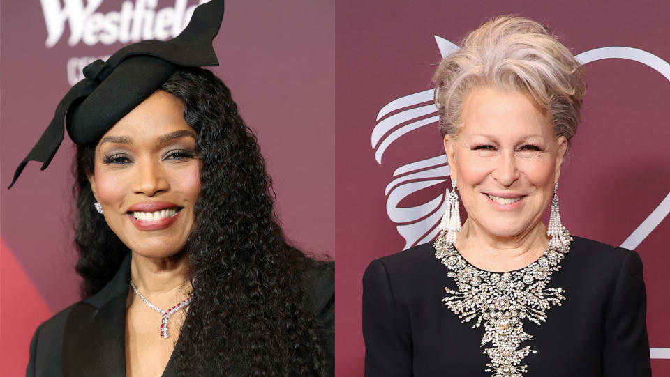 Angela Bassett and Bette Midler at the 25th Annual Costume Designers Guild Awards