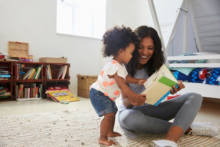 <span class="caption">Children enjoy reading more when they’ve chosen their own books.</span> <span class="attribution"><span class="source">Shutterstock</span></span>