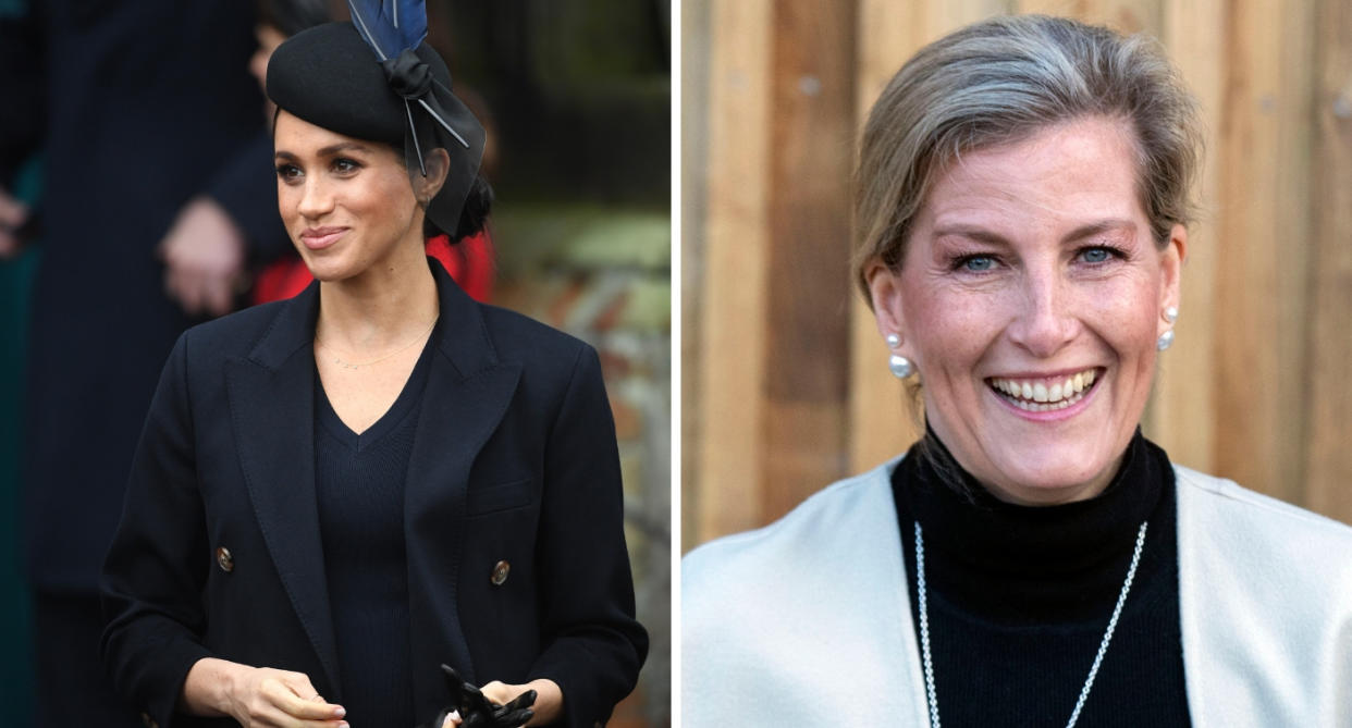 The Duchess of Sussex and Sophie, Countess of Wessex, pictured in 2018 [Photos: PA]