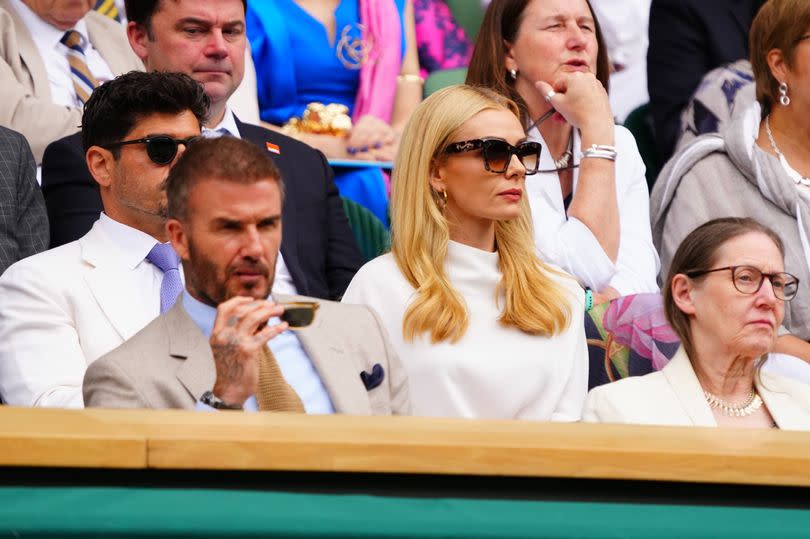 David Beckham and Katherine Jenkins