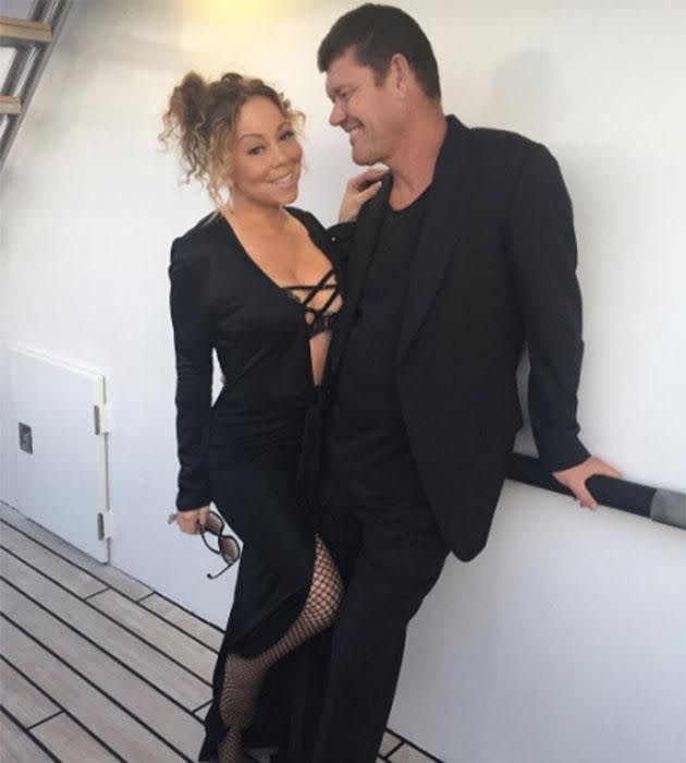 Mariah and James. Source: Instagram