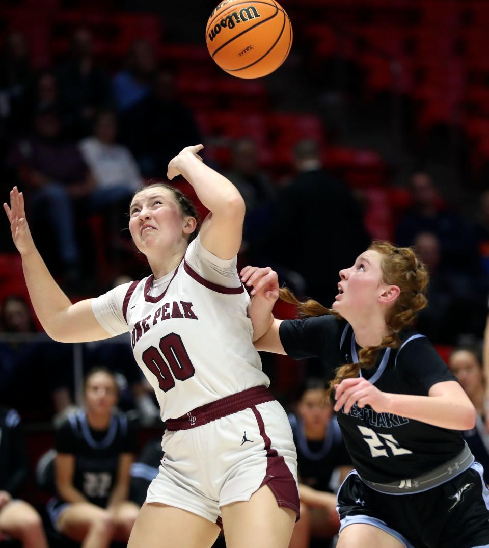 Westlake plays Lone Peak in a 6A girls quarterfinal basketball game at the Huntsman Center in Salt Lake City on Monday, Feb. 26, 2024. Lone Peak won 59-50. | Kristin Murphy, Deseret News