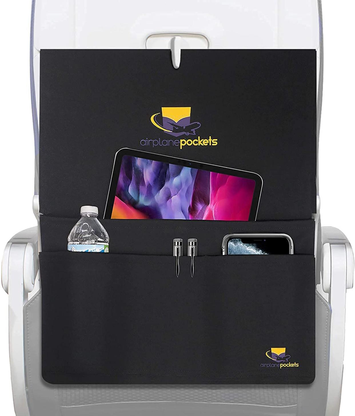 Airplane Pockets Tray Table Cover