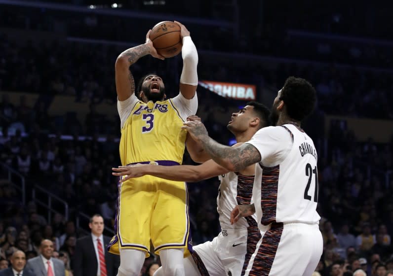 Nets Lakers Basketball