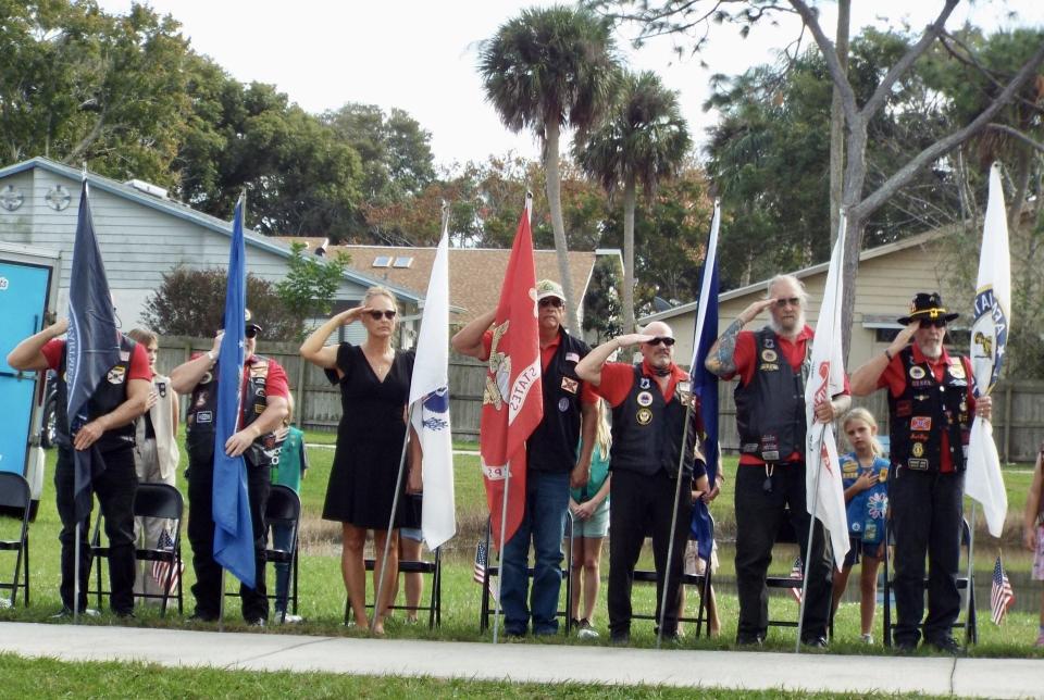 Vietnam veterans attend Pearl Harbor Remembrance Day event in 2023 in Edgewater.