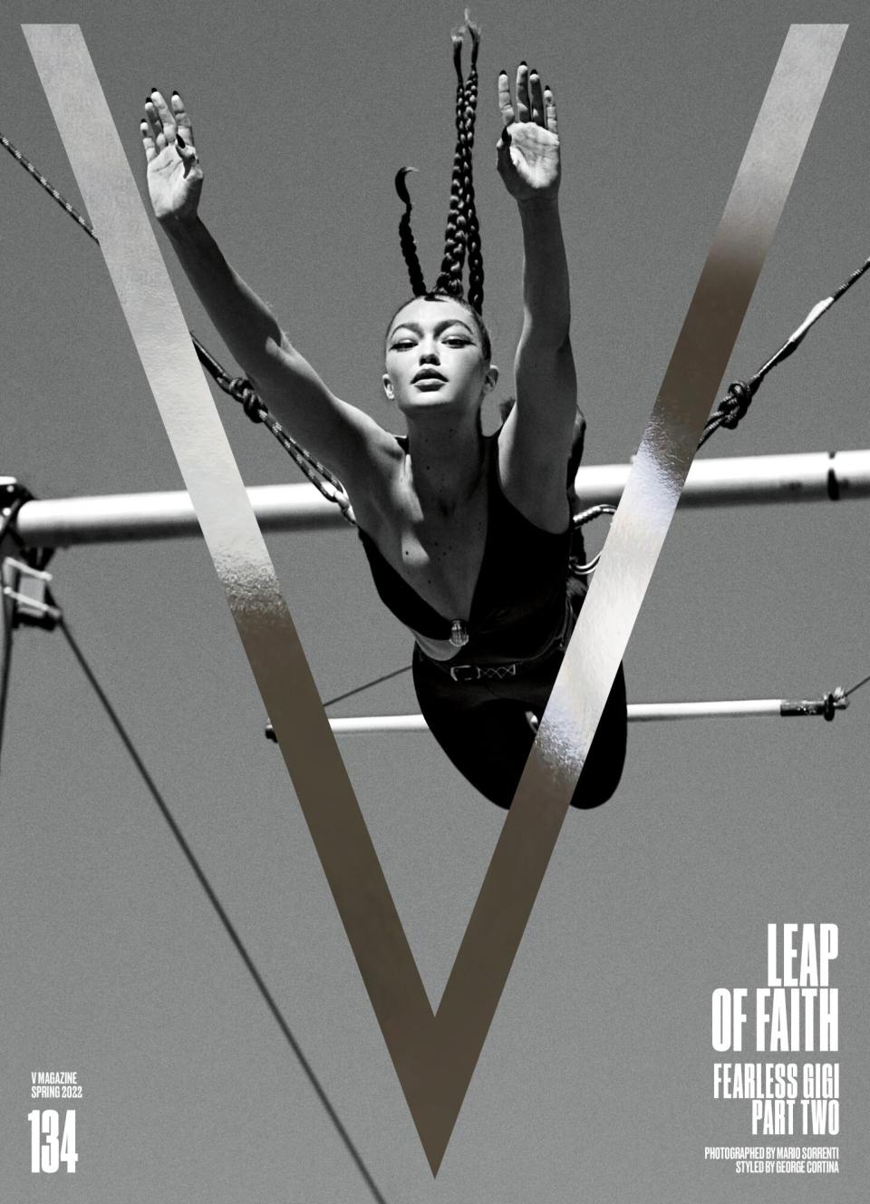 V Magazine Launches #FearlessGigi V 134 Cover Starring Gigi Hadid