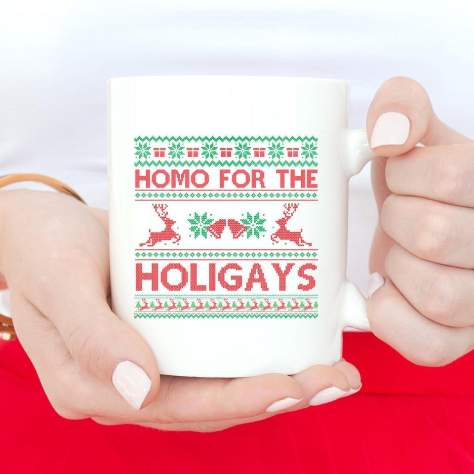 Homo for the Holidays Mug