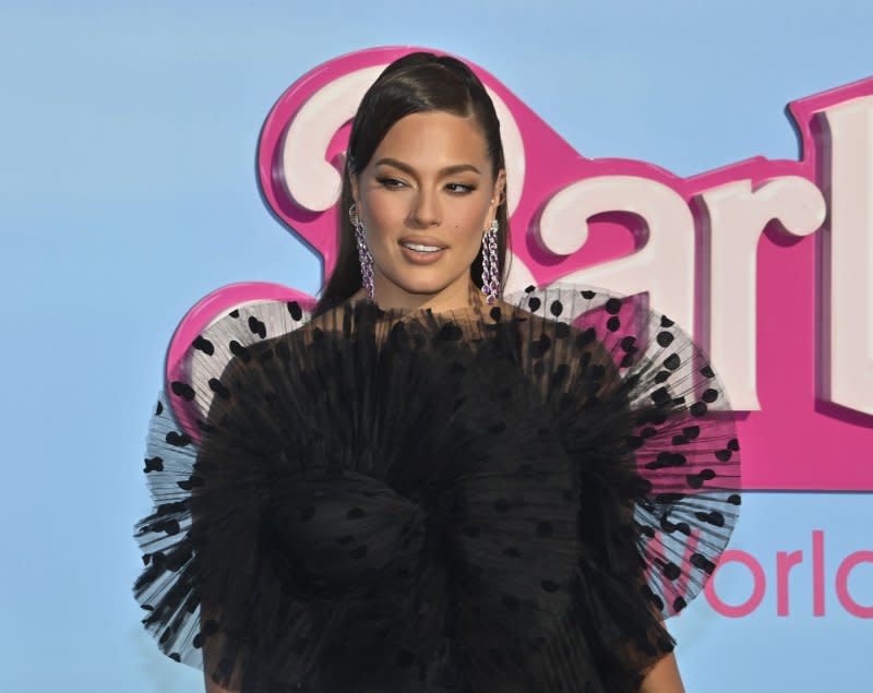 Ashley Graham attends the premiere of "Barbie" at the Shrine Auditorium on July 9. The model turns 36 on October 30. File Photo by Jim Ruymen/UPI