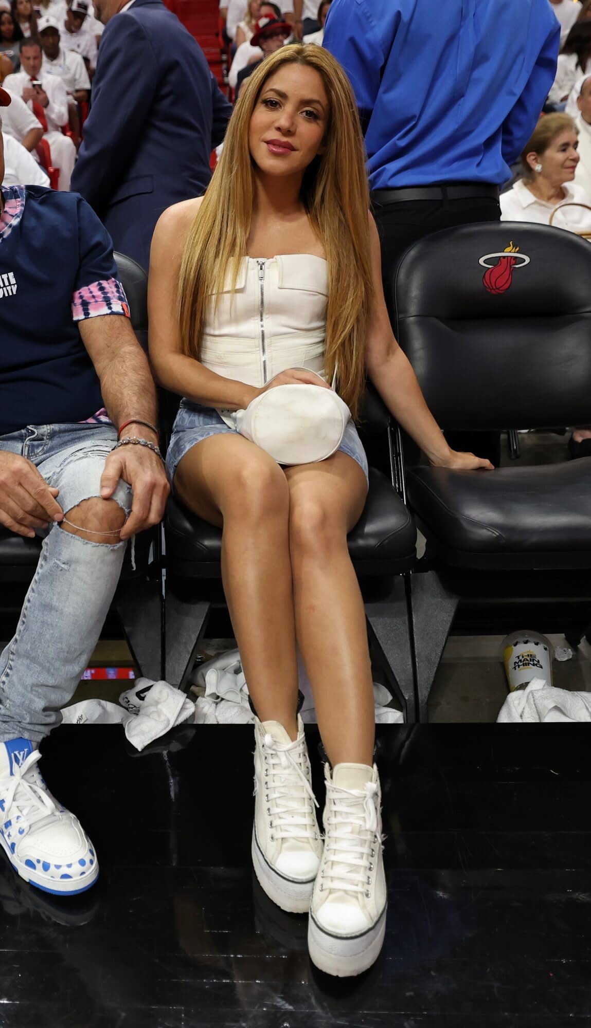 Shakira. Jim Poorten/NBAE via Getty Images