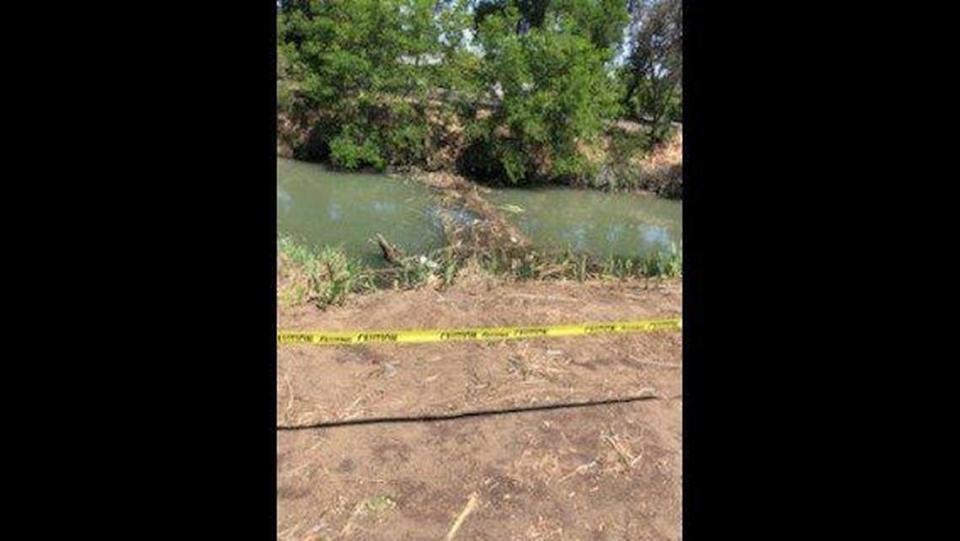 Authorities have arrested a man accused of causing thousands of dollars in damage to the embankment along Bear Creek in Merced, according to The Merced Police Department. Image courtesy of Merced Police Department.