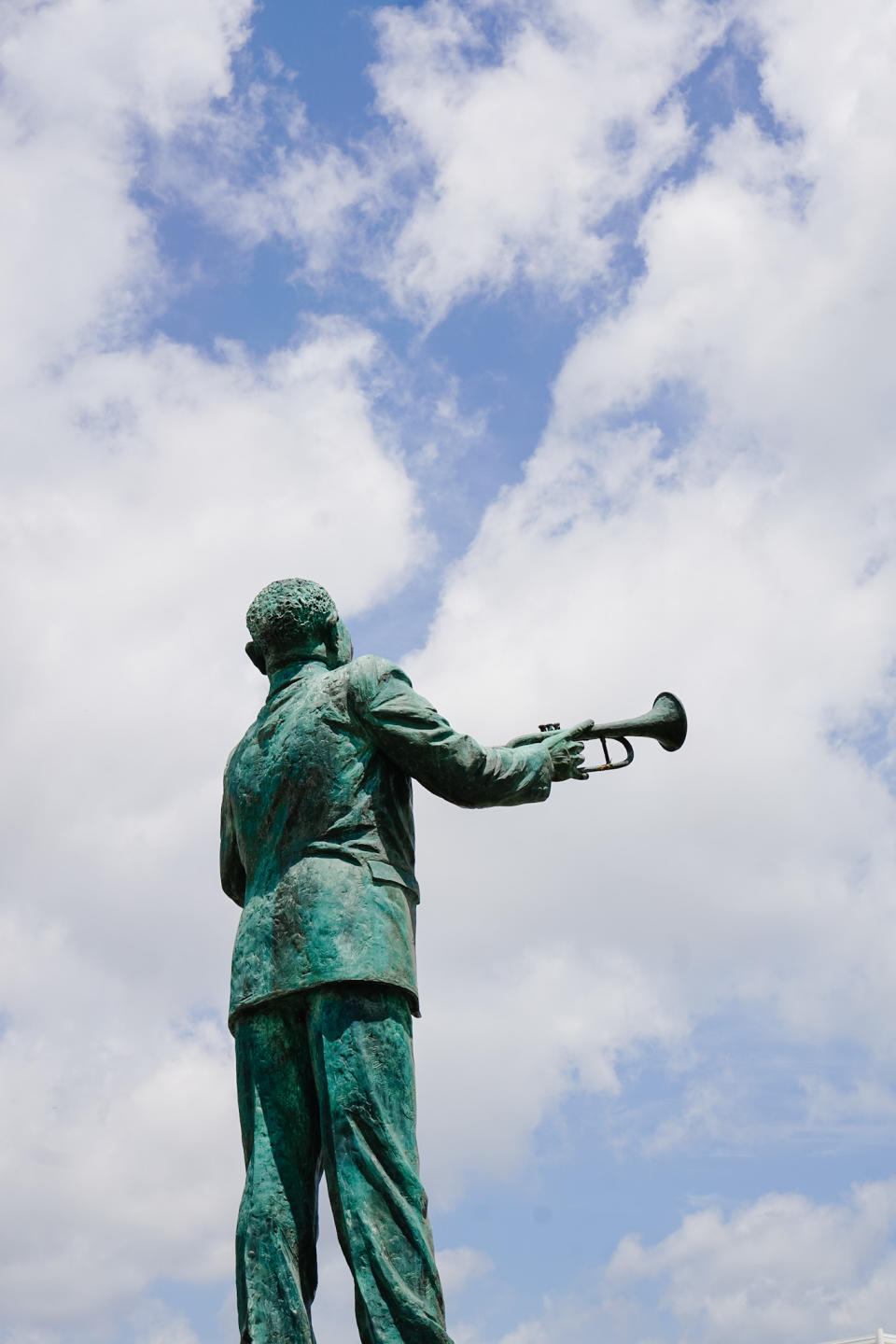 Louie Armstrong at Algiers' Point, New Orleans, Louisiana