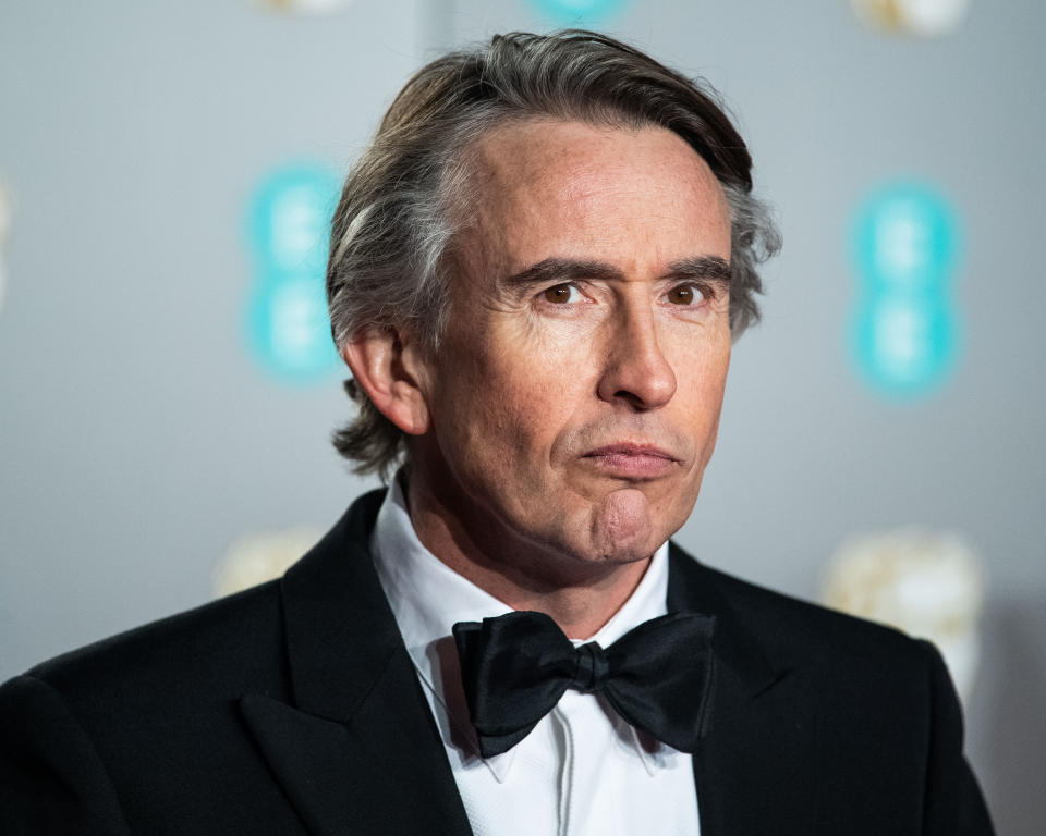 Steve Coogan attending 72nd British Academy Film Awards, 2019. (PA)