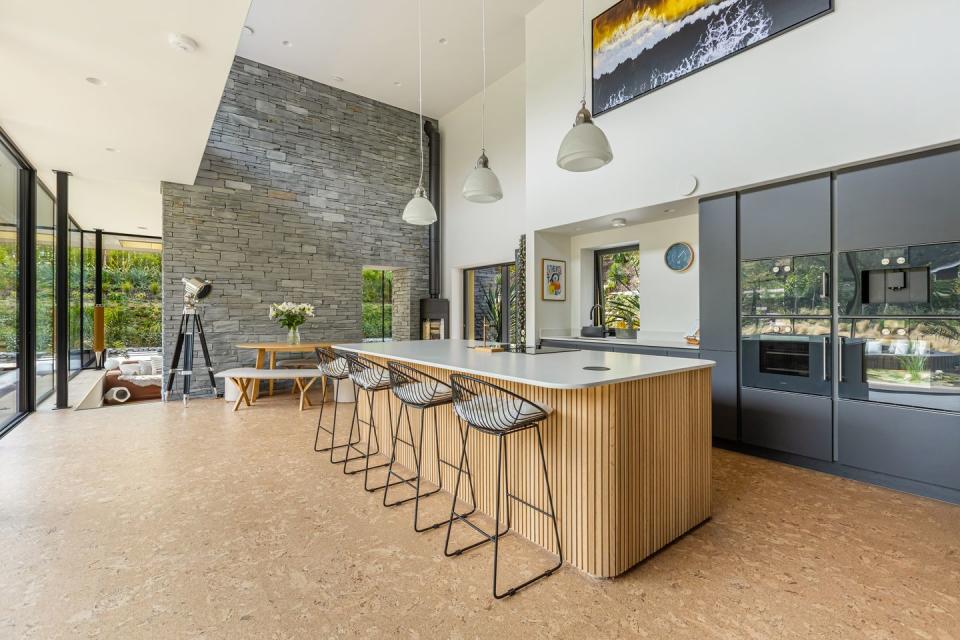 modern house in exeter kitchen