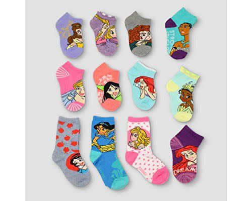 Girls Disney Princess Sock Advent Calendar