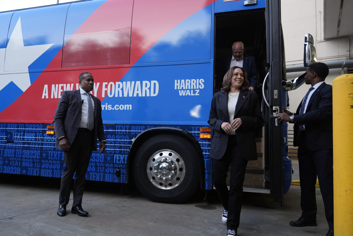 Harris campaign plans for aggressive outreach in swing states after Tuesday’s debate with Trump