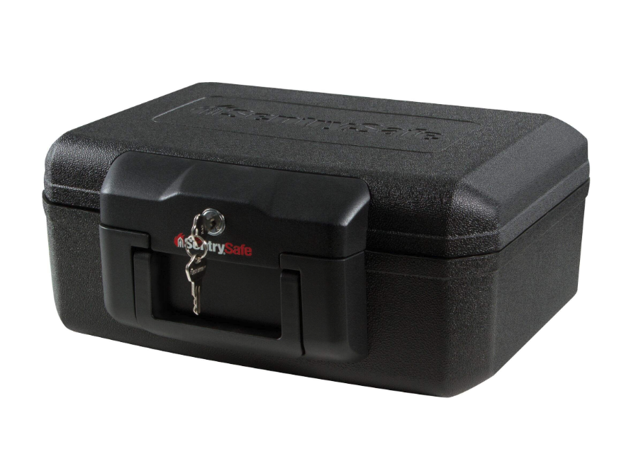SentrySafe Small Fire Safe Security Chest. Image via Canadian Tire.