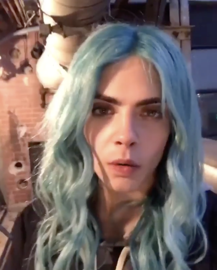 The Blue Mermaid Wig