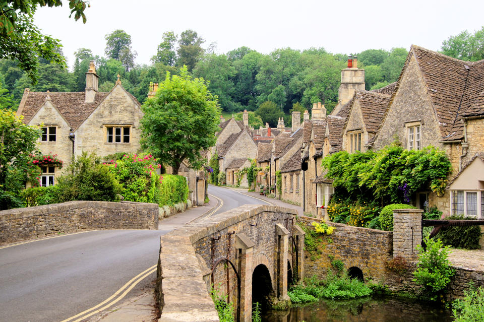 Picturesque Cotswold village of Castle Combe, England