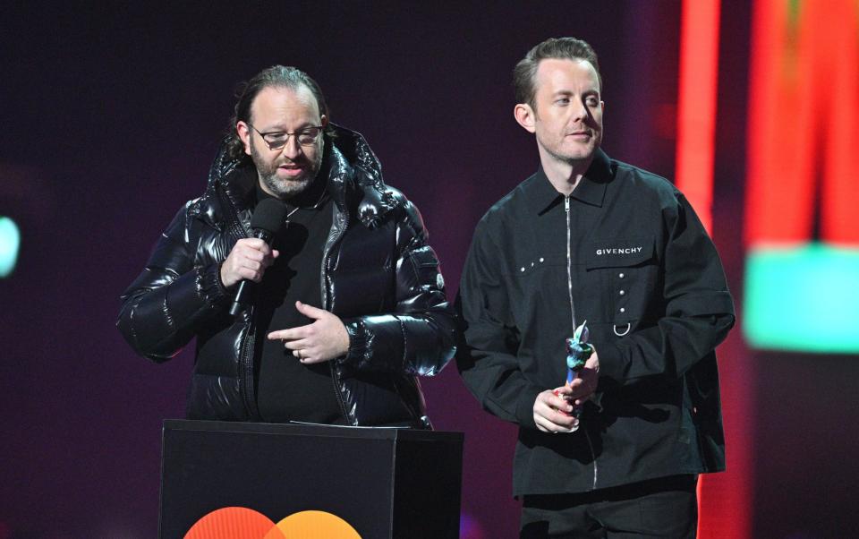 Chase & Status accept their Brit