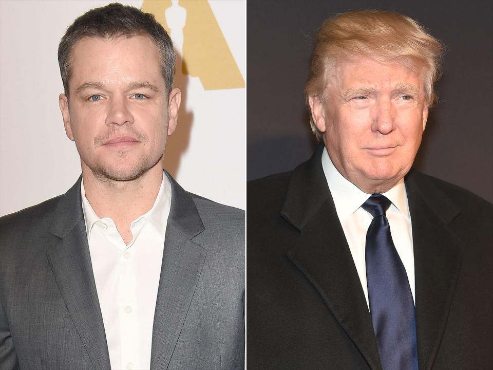 Matt Damon Claims Trump Required a Cameo Before Filming on His Property