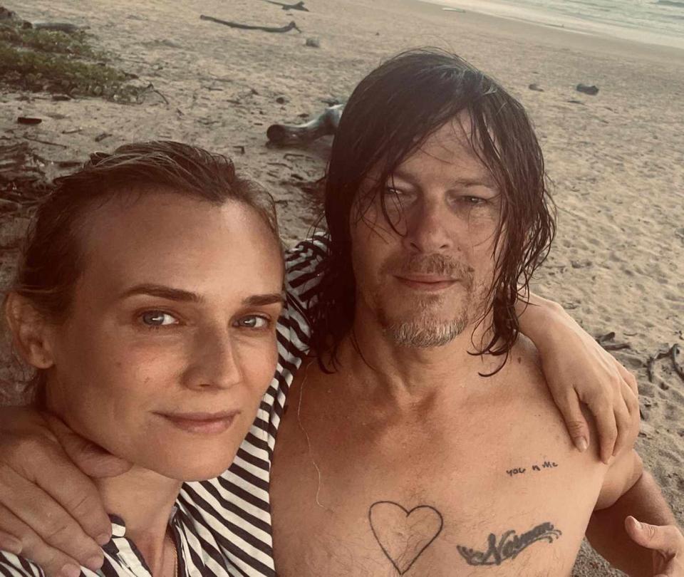 Diane Kruger and Norman Reedus