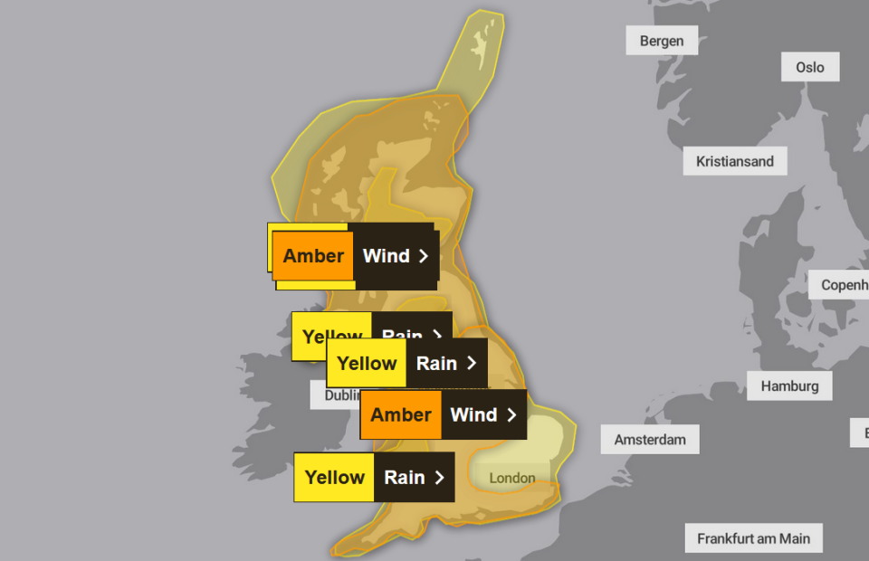 UK weather warnings 21/01

https://www.metoffice.gov.uk/weather/warnings-and-advice/uk-warnings#?date=2024-01-22&id=6e699ccd-cf1b-4556-9249-85eeaff6d795 