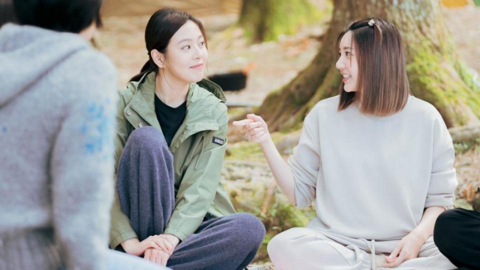 劉品言、郭雪芙一同參與《光露營就很忙了》。（圖／TVBS）