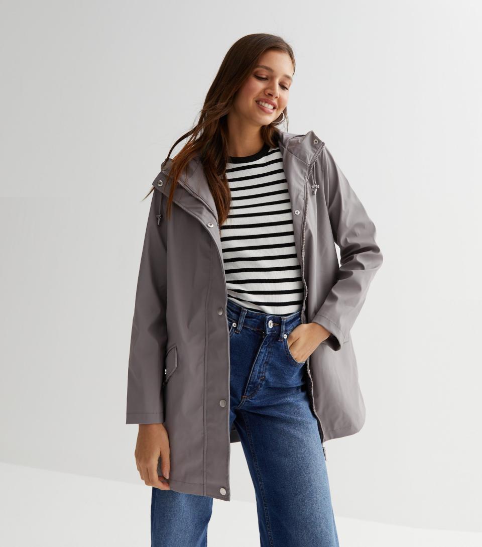 It's flattering, stylish, affordable - and keeps you dry too. (New Look)