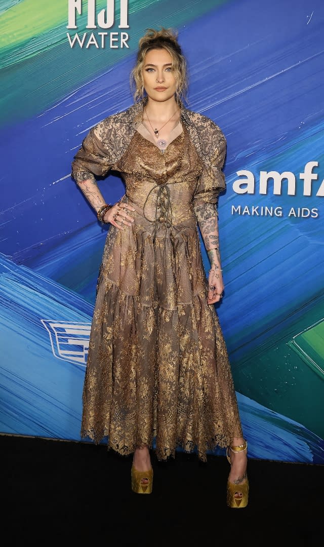 Lacy at the amFAR Gala