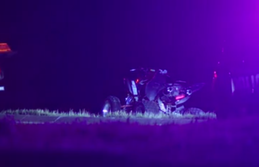 ATV pursuit ends in NW OKC. Image KFOR.