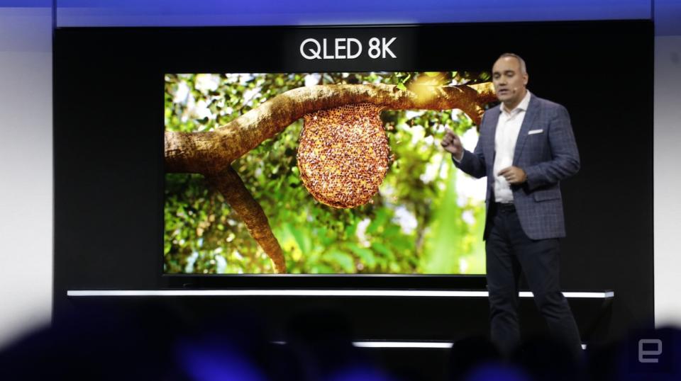 Samsung's initial 85-inch 8K TV was just the tip of the iceberg. The