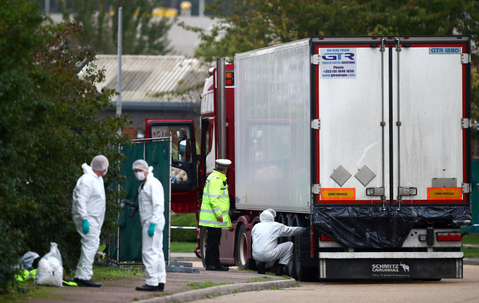 La scoperta agghiacciante il 23 ottobre 2019. (REUTERS/Hannah McKay)