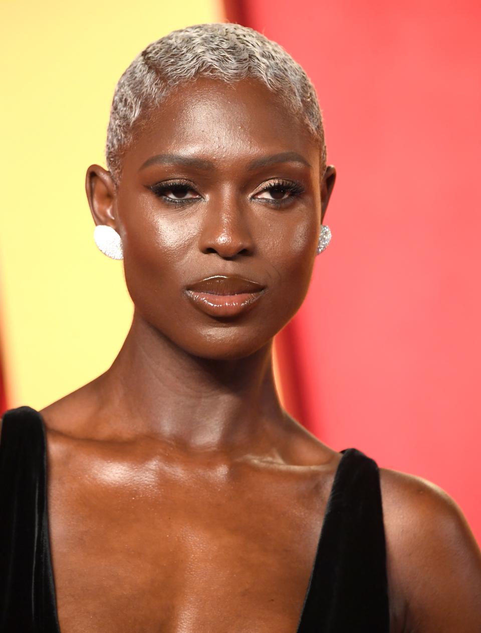<h1 class="title">Jodie Turner-Smith Blonde Buzz Cut </h1><cite class="credit">Getty Images</cite>