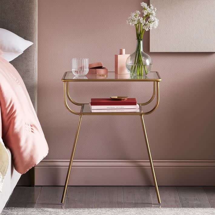 <p><a href="https://go.redirectingat.com?id=74968X1596630&url=https%3A%2F%2Fwww.westelm.com%2Fproducts%2Ffrankie-nightstand-h2060&sref=https%3A%2F%2Fwww.cosmopolitan.com%2Flifestyle%2Fadvice%2Fa61780%2Feasy-ways-to-freshen-room%2F" rel="nofollow noopener" target="_blank" data-ylk="slk:Shop Now;elm:context_link;itc:0;sec:content-canvas" class="link ">Shop Now</a></p><p>Curved Terrace Nightstand</p><p>$189.05</p><p>westelm.com</p>