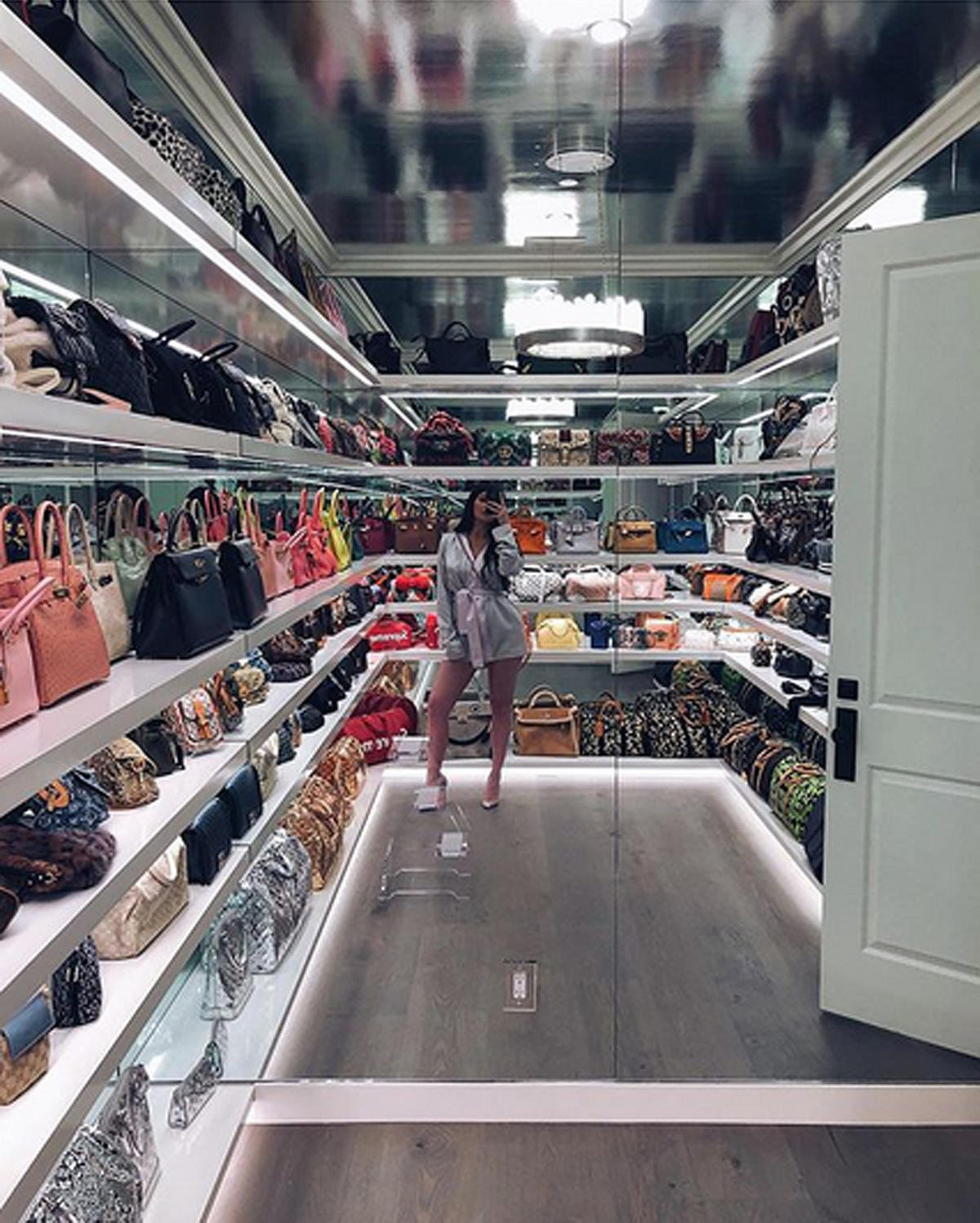 Kris Jenner Birkin Bag Closet: Video