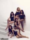 <p>Fifth Harmony were shot for a <i>Billboard</i> cover with star Ally Brooke being blessed with two right feet. The singer managed to laugh about it, commenting: “My left foot is a little hurt, but it’s okay. It’ll get its confidence back soon. <i>[Photo: Billboard]</i> </p>