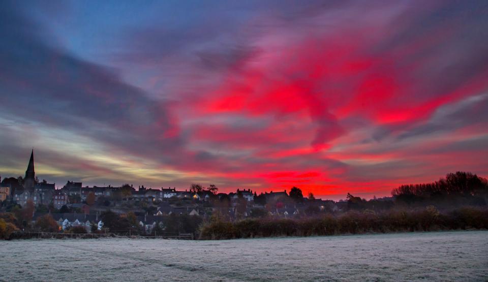 Red sky in the morning