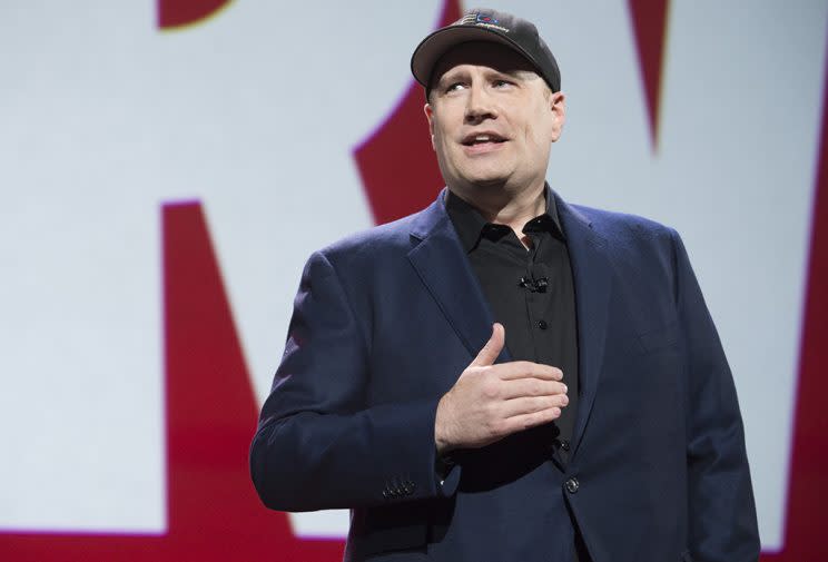 Kevin Feige at the D23 Expo 2015. (Photo: Getty Images)<br>