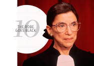 <p>Forget pajama dressing, that’s so 2013. This year was dedicated to the <a rel="nofollow noopener" href="http://gawker.com/ruth-bader-ginsburg-has-collection-of-notorious-r-b-g-1648754522," target="_blank" data-ylk="slk:millennial muse of-the-moment:;elm:context_link;itc:0;sec:content-canvas" class="link ">millennial muse of-the-moment:</a> Ruth Bader Ginsburg with her badass RBG t-shirts, quirky sense of accessorizing and oh yeah, speaking out about the Supreme Court.</p>