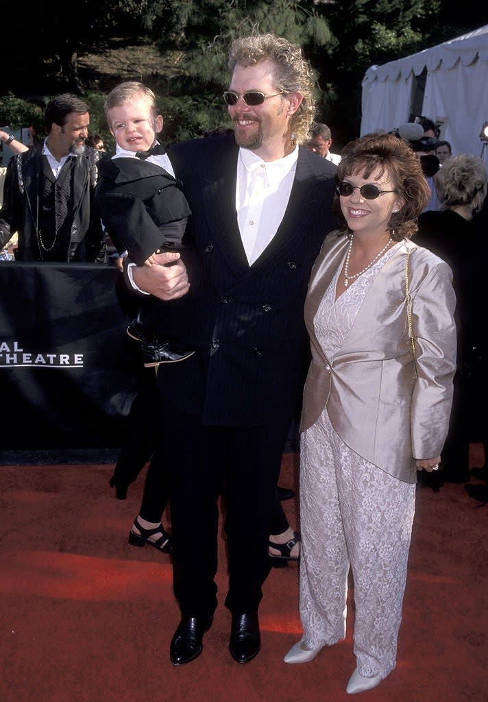33rd Annual Academy of Country Music Awards Toby Keith, wife Tricia Covel, and son Stelen Covel