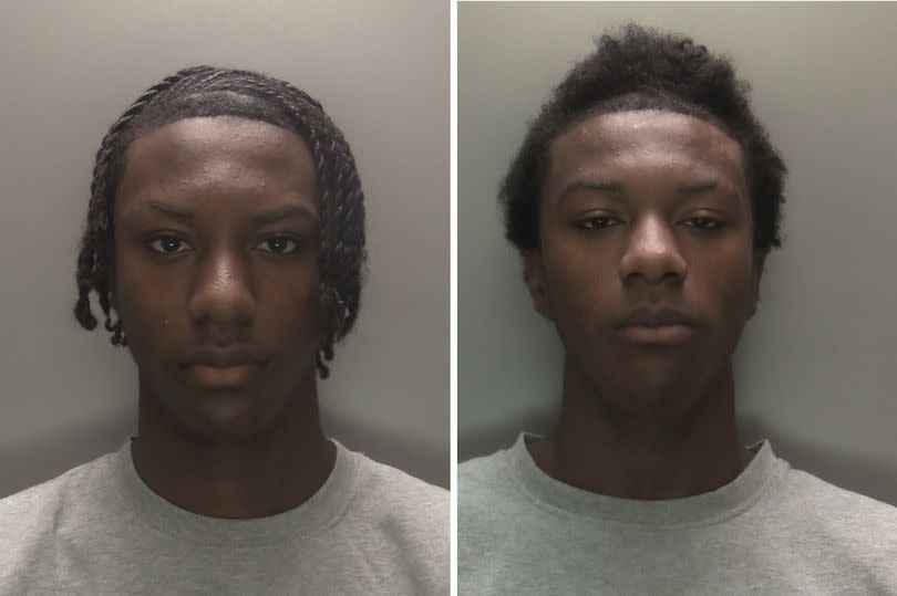 The twins were jailed for their part in the attack on Junior Osborne